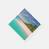 Serviette En Papier Aquamarine Ocean Tropical Beach Scenic (Coin)