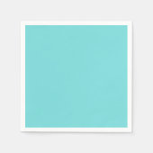 Serviette En Papier Aquamarine solide (Devant)