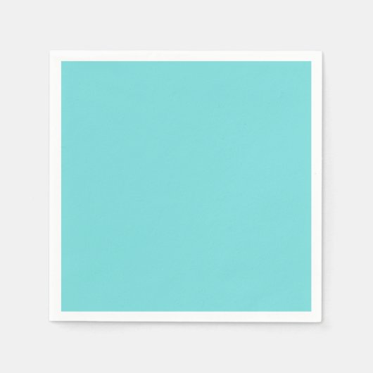 Serviette En Papier Aquamarine solide (Devant)