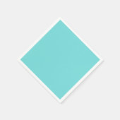 Serviette En Papier Aquamarine solide (Coin)
