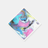 Serviette En Papier Aquarelle (Coin)