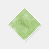 Serviette En Papier Aquarelle (Coin)