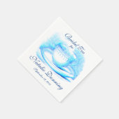 Serviette En Papier Aquarelle (Coin)
