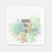 Serviette En Papier Aquarelle (Devant)