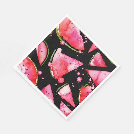 Serviette En Papier Aquarelle 2 (Coin)