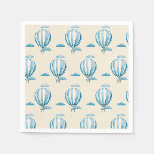 Serviette En Papier Aquarelle à air chaud (Devant)