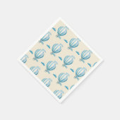 Serviette En Papier Aquarelle à air chaud (Coin)