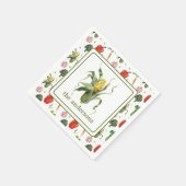 Serviette En Papier Aquarelle Bio produit du maïs (Coin)