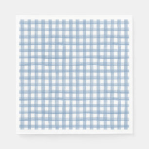 Serviette En Papier Aquarelle Blue Ginham Naples