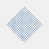 Serviette En Papier Aquarelle Blue Ginham Naples (Coin)