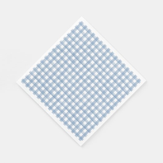 Serviette En Papier Aquarelle Blue Ginham Naples (Coin)