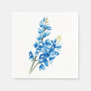 Serviette En Papier Aquarelle Bluebonnet 4