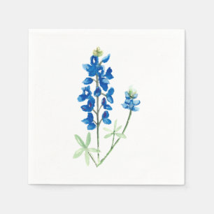 Serviette En Papier Aquarelle Bluebonnet 6
