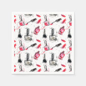 Serviette En Papier Aquarelle Clou Motif polonais (Devant)