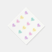Serviette En Papier Aquarelle Convo Heartz BAE Napkins (Coin)