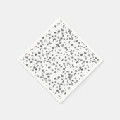 Serviette En Papier Aquarelle Dalmatien Spots Motif (Coin)
