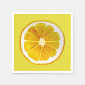 Serviette En Papier Aquarelle de citron mou illustration art fruitier (Devant)
