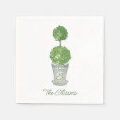 Serviette En Papier Aquarelle de la nuance (Devant)