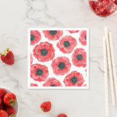 Serviette En Papier Aquarelle des papillons (En situation)