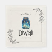 Serviette En Papier Aquarelle Diwali les plus appréciables personnalis (Devant)