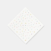 Serviette En Papier Aquarelle douce Motif Confetti (Coin)
