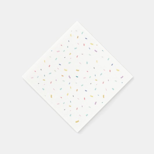 Serviette En Papier Aquarelle douce Motif Confetti (Coin)