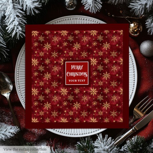 Serviette En Papier Aquarelle élégante Chic Burgundy Red Party Napkins