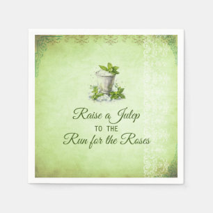Serviette En Papier Aquarelle élégante de Party Watercolor pour Mint J