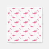 Serviette En Papier Aquarelle Flamingo Patte (Devant)