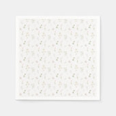 Serviette En Papier Aquarelle fleur sauvage Florale printemps été (Devant)