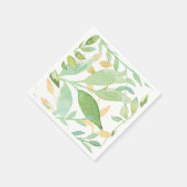 Serviette En Papier Aquarelle Floral Garden Papier Napkins (Coin)