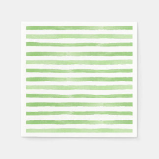 Serviette En Papier Aquarelle Grandes Vert Papier Napkin