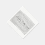 Serviette En Papier Aquarelle gris araignée Web Halloween (Coin)