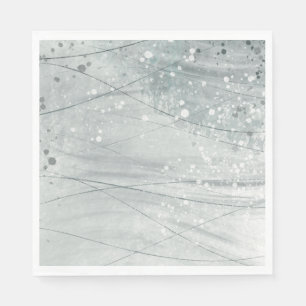 Serviette En Papier Aquarelle grise