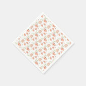 Serviette En Papier Aquarelle Lion bébé peinte à la main (Coin)