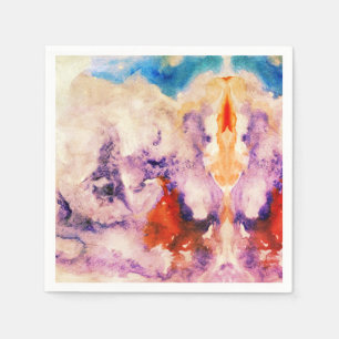 Serviette En Papier Aquarelle magique