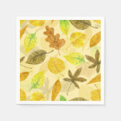 Serviette En Papier Aquarelle motif d'automne 2 (Devant)