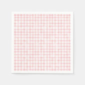 Serviette En Papier Aquarelle motif rose (Devant)