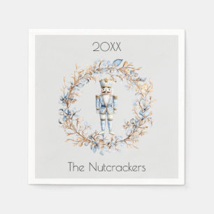 Serviette En Papier Aquarelle Noisette Noël