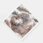 Serviette En Papier Aquarelle Orang 2 (Coin)