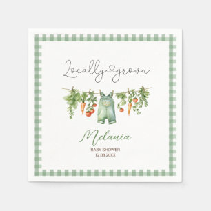 Serviette En Papier Aquarelle Plat de papier baby shower cultivé local