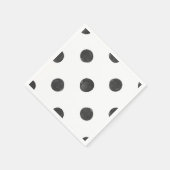 Serviette En Papier Aquarelle Polka Dot (Coin)
