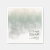 Serviette En Papier Aquarelle Réflexions Merci Sage ID774 (Devant)