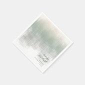 Serviette En Papier Aquarelle Réflexions Merci Sage ID774 (Coin)