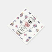 Serviette En Papier Aquarelle RIP 20s Halloween Anniversaire adulte (Coin)