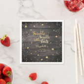 Serviette En Papier Aquarelle rustique étoilée unisex serviettes de do (En situation)