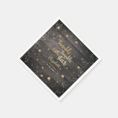 Serviette En Papier Aquarelle rustique étoilée unisex serviettes de do (Coin)