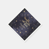 Serviette En Papier Aquarelle scintillante unisex babyshower (Coin)