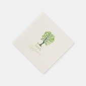Serviette En Papier Aquarelle sophistiquée Upsherin Upshernish (Coin)