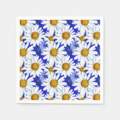 Serviette En Papier Aquarelle sur Denim Blue (Devant)